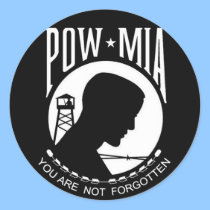 KRW POW-MIA vous n'êtes pas oubliés autocollants