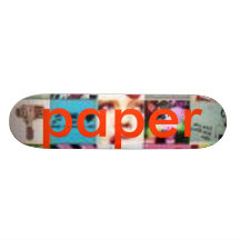 kuj, papier skateboard customisable