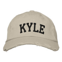 Kyle a brodé le chapeau casquette brodée