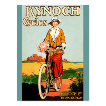 Kynoch Cycyles - art vintage d'affiche de bicyclet Cartes Postales