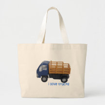 l camions d'amour sacs en toile