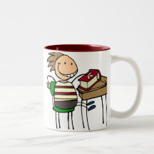 L'�l�ve �tudie  - mug à café