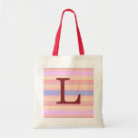 L : : Le monogramme L été barre le sac fourre-tout