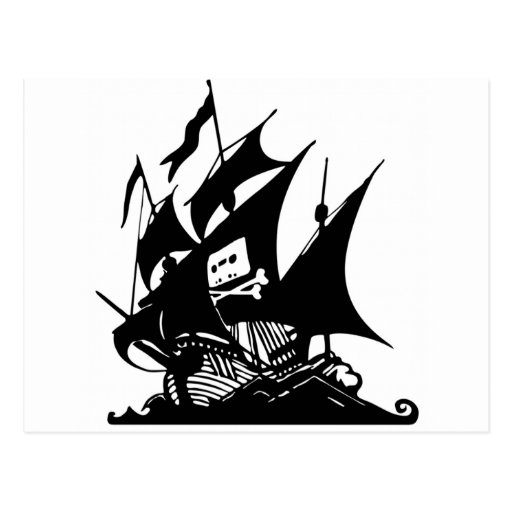La baie de pirate carte postale