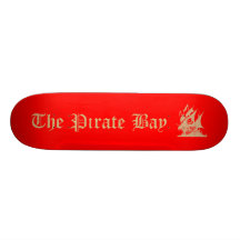 La baie de pirate plateaux de skateboards customisés