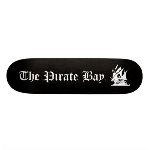 La baie de pirate plateaux de skateboards customisés