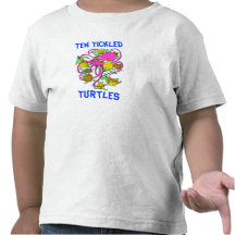 La bande dessinée Dix a chatouillé des tortues T-shirt