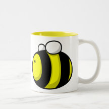 La bande dessinée gaffent l'abeille tasse