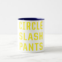 La barre oblique de cercle halète la tasse