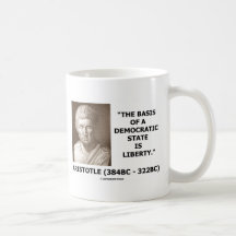 La base d'un état Democratic est citation de liber Mug À Café