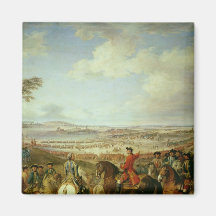 La bataille de Lawfeld, le 2 juillet 1747 Magnets Pour Réfrigérateur