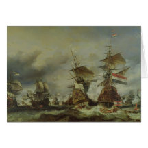 La bataille de Texel, le 29 juin 1694 Carte