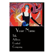 LA BEAUTÉ ET PHOENIX, COUTURIER COMPOSENT L'ARTIST MODÈLES DE CARTES DE VISITE
