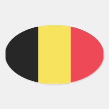 La Belgique/drapeau belge Autocollants