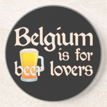 La Belgique est pour des amants de bière Dessous De Verre