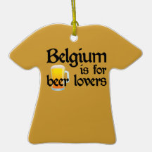 La Belgique est pour des amants de bière Ornement De Noël