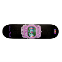 La BG blanche, le texte de Malamites et arc-en-cie Plateaux De Skateboards Customisés