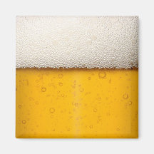 La bière bouillonne plan rapproché aimants