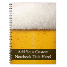 La bière bouillonne plan rapproché carnets