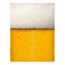 La bière bouillonne plan rapproché cartes postales