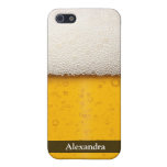 La bière bouillonne plan rapproché iPhone 5 case