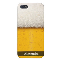 La bière bouillonne plan rapproché iPhone 5 case