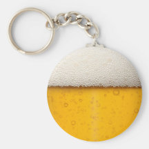 La bière bouillonne plan rapproché porte-clé