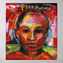 La Birmanie libre Affiches