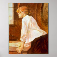 La blanchisseuse par Toulouse-Lautrec Posters