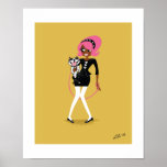 La boogie aime de grands coeurs poster