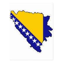 La Bosnie-Herzégovine tracent le BA Cartes Postales