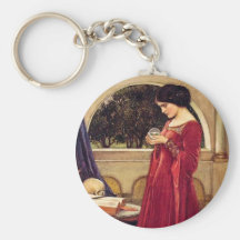 "La boule de cristal" par John William Waterhouse Porte-clefs
