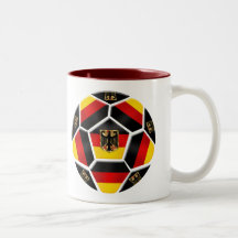 La boule de l'Allemagne Afrique du Sud 2010 évente Tasses