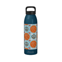 La bouteille d'eau BPA de basket-ball d'amour de p