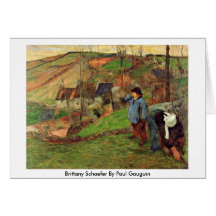 La Bretagne Schaefer par Paul Gauguin Carte