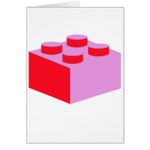 la brique 2x2 customisent par mon Minifig Cartes De Vœux