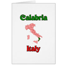 La Calabre Italie Carte