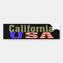 La Californie Etats-Unis ! Adhésif pour pare-chocs Adhésif Pour Voiture