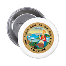 La Californie, Etats-Unis Badges