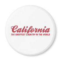 la Californie le plus grand pays au monde magnets