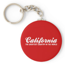 la Californie le plus grand pays au monde porte-clés