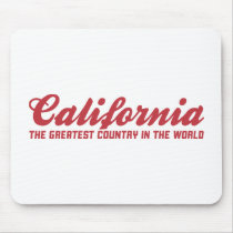 la Californie le plus grand pays au monde tapis de souris
