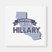 LA CALIFORNIE POUR HILLARY - .PNG MAGNETS POUR RÉFRIGÉRATEUR