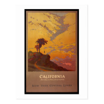 La Californie. Terre des vacances de l'Amérique Carte Postale