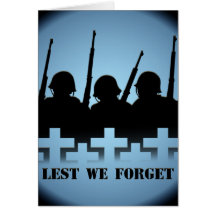 La carte de mémorial de guerre personnalisent de p