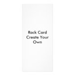 La carte de support créent vos propres rackcards d modèle de carte double