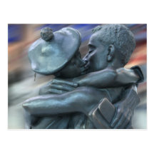 La carte postale d'amants