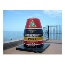 La carte postale de Key West la Floride de balise 