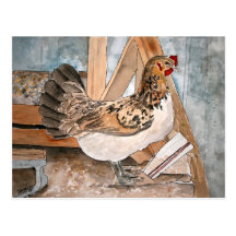 la carte postale de portrait d'animal familier d'a