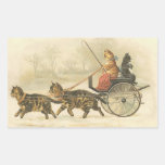 La carte postale d'entraîneur de PUrrfect Autocollants